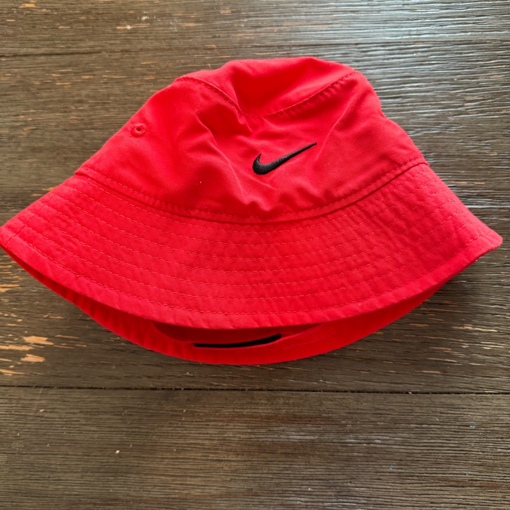 Red Nike Bucket Hat